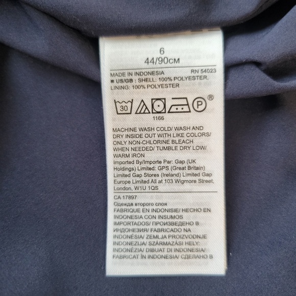 Banana Republic Women's Blue Pink White Floral Sleeveless A-line Mini Dress Sz 6 - Picture 9 of 10